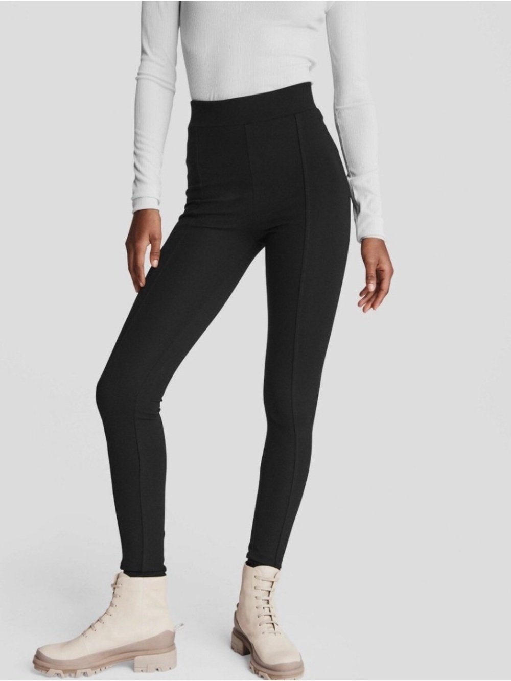NWT $195 Rag & Bone Brigetta Viscose Leggings in Black